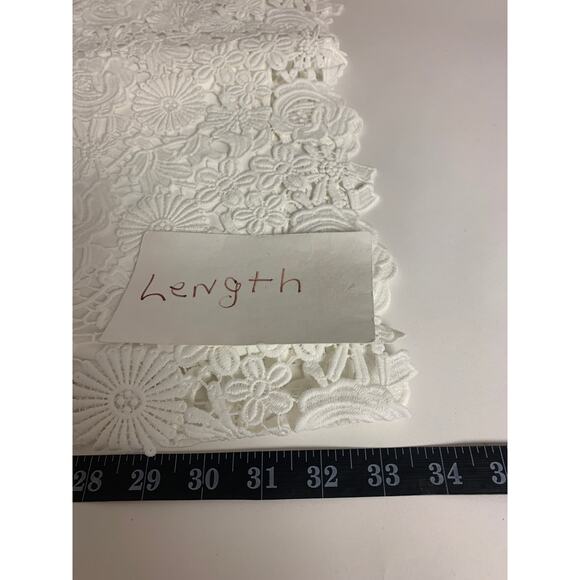 Lulus Mini Dress White Crochet Lace Romantic Dainty Coquette Womens SZ M - Picture 9 of 11